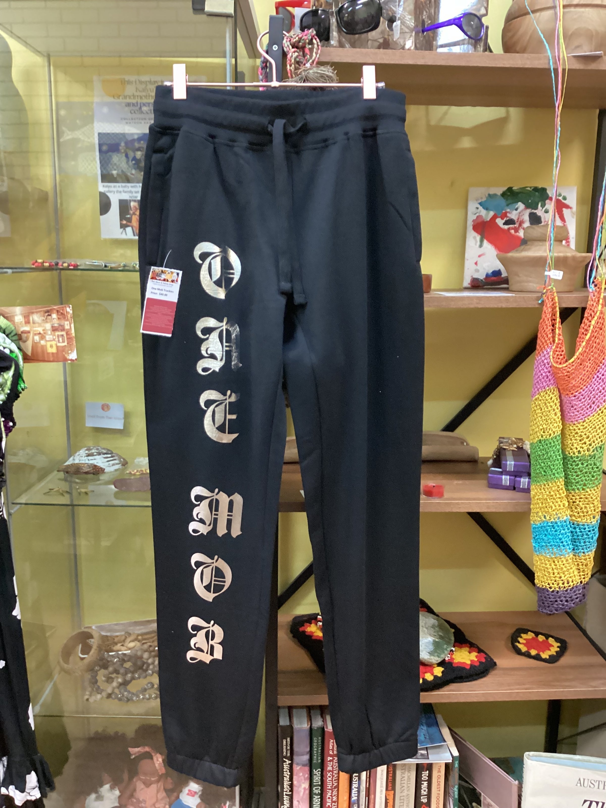 Custom Track Pants kids and adults Red Black and Yellow Shop